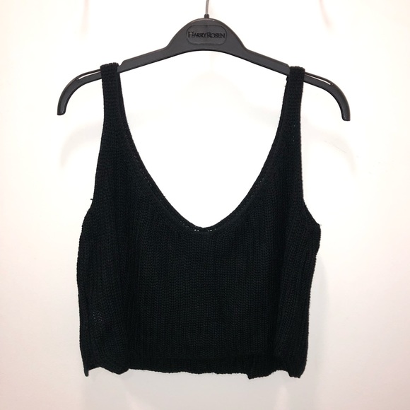 Black Knit Tank - Picture 3 of 3